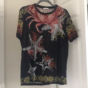 Versace Collection Starfish & Crab shirt